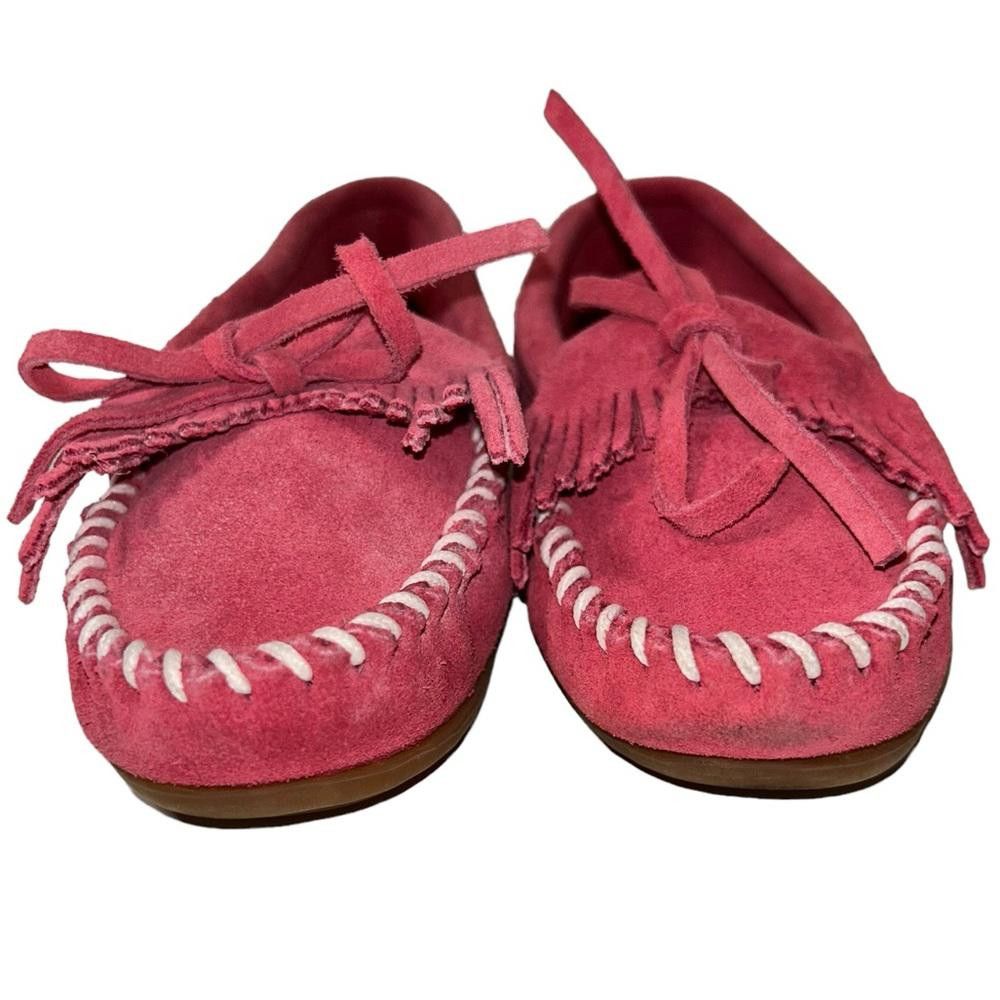 Minnetonka Minnetonka l Kilty Pink Moccasins 5 Size US 5 / IT 35 - 3 Thumbnail