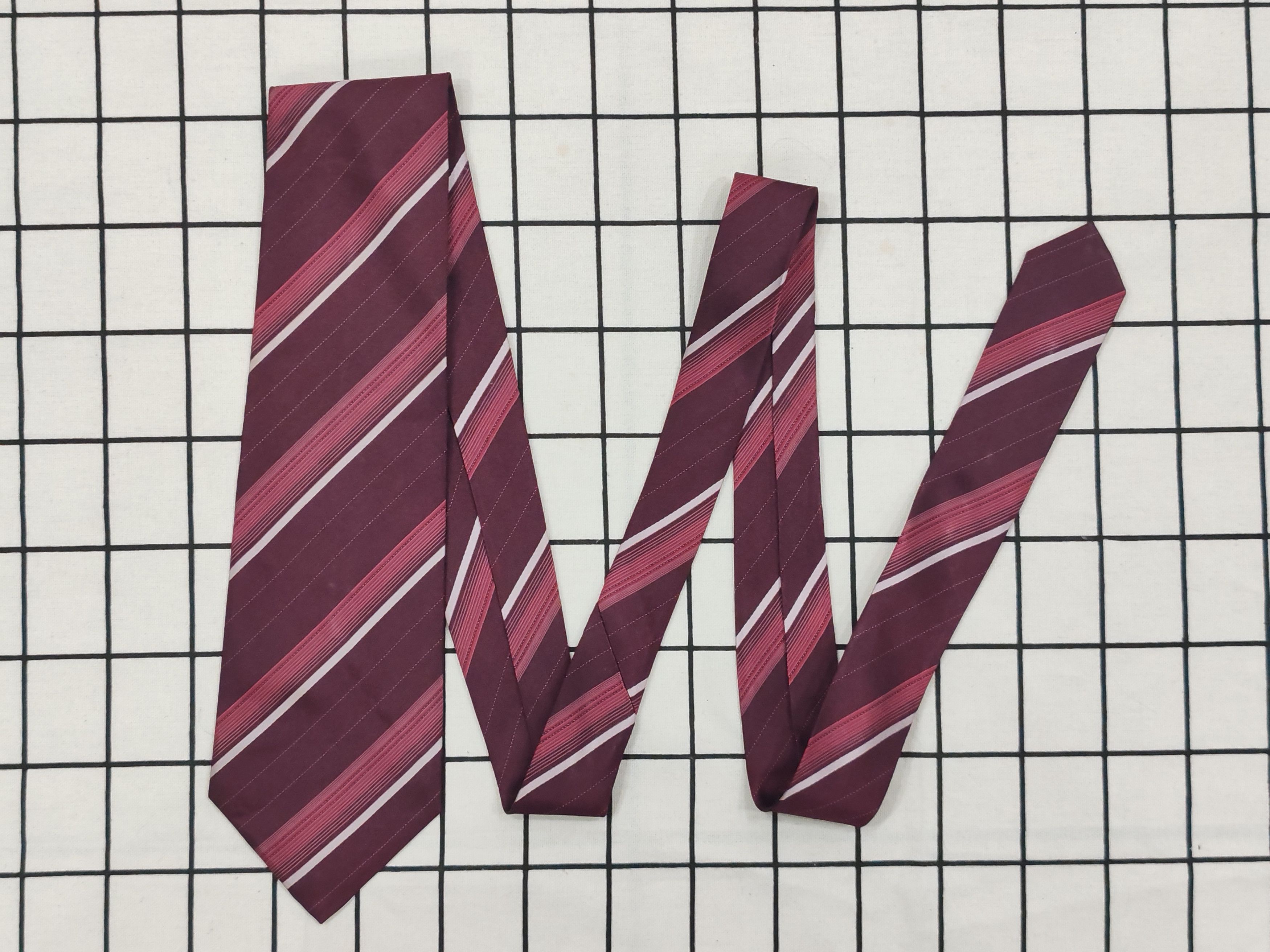 Hiroko Koshino Homme Hiroko Koshino Homme Classic Necktie Red Men Size ONE SIZE - 3 Thumbnail