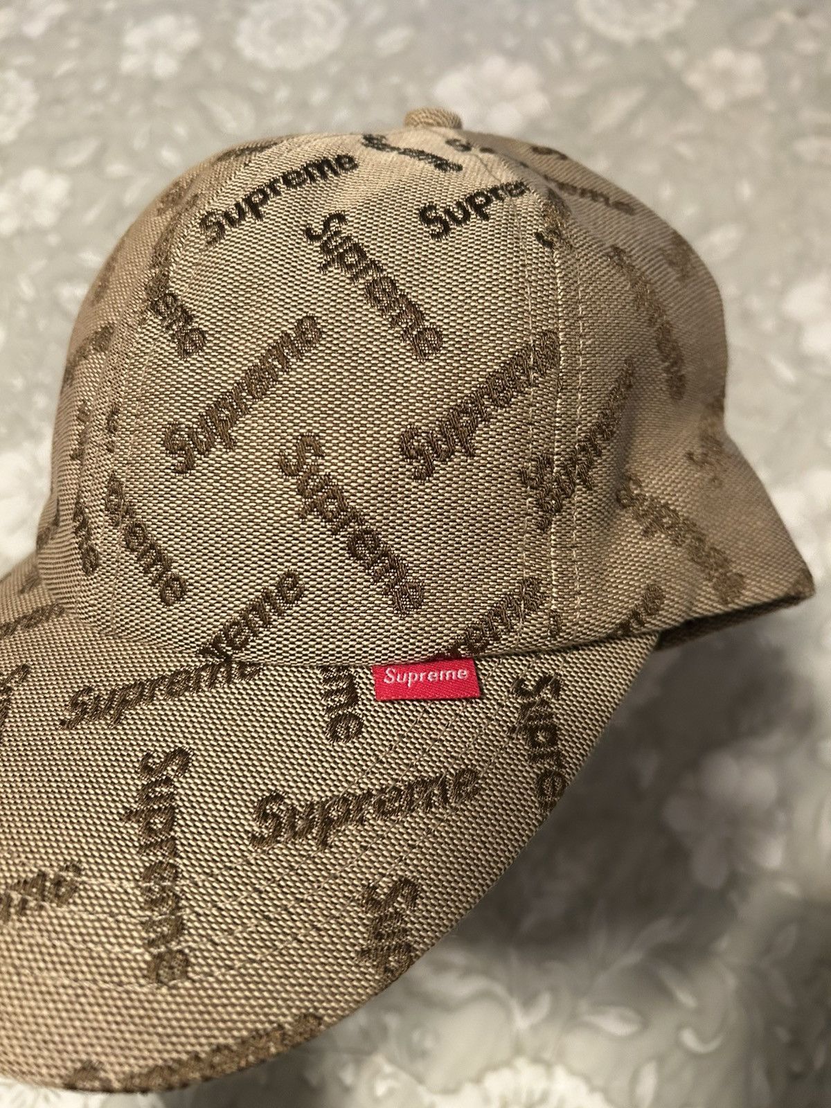 Supreme Supreme Monogram Jacquard 6-Panel | Grailed