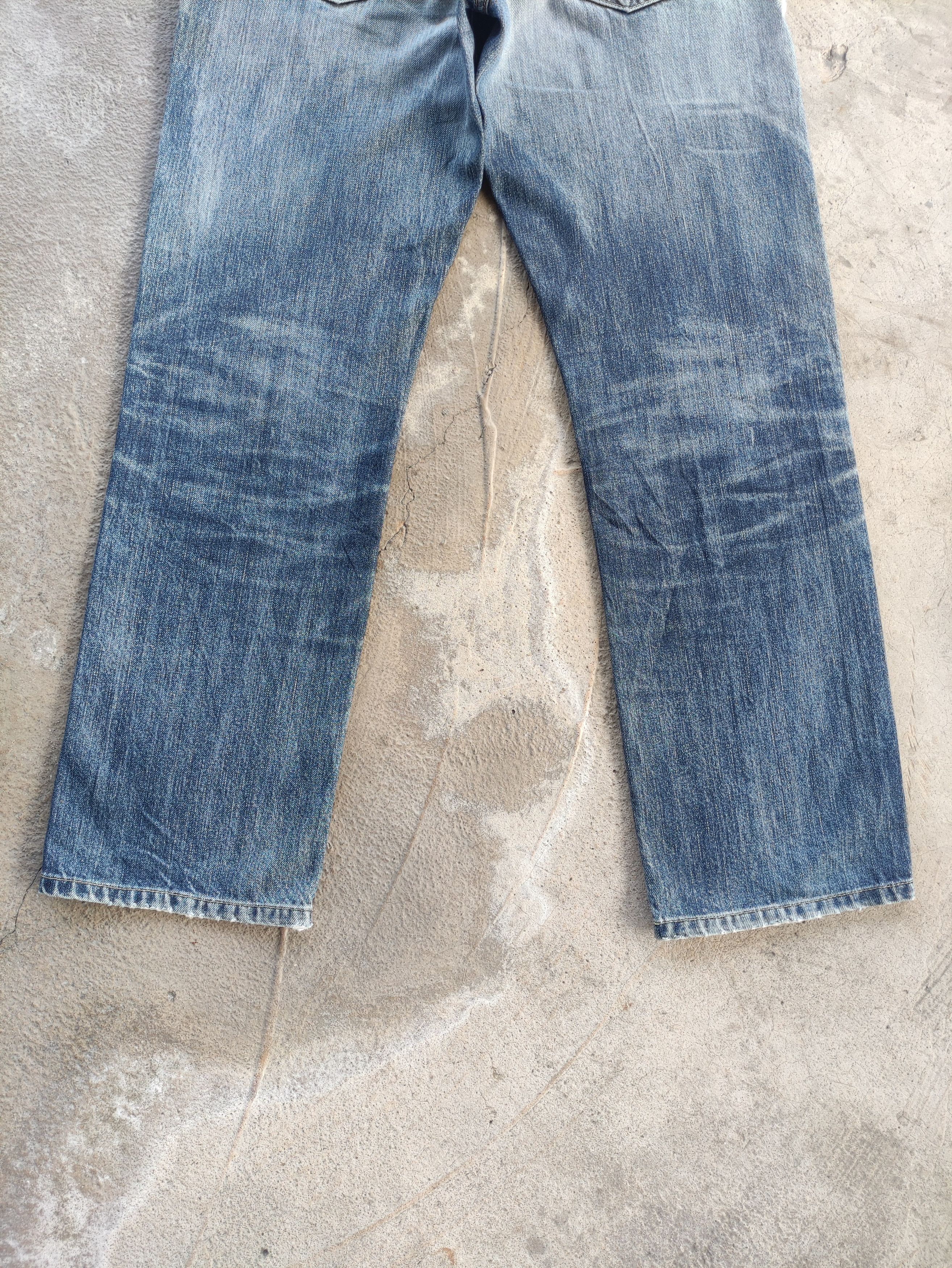 Japanese Brand Vintage japanese Jean Distressed Faded Denim Pants Size US 33 - 11 Thumbnail