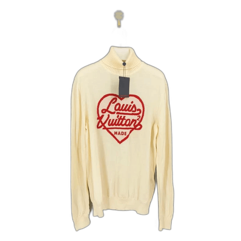 Louis Vuitton louis vuitton x nigo white high-neck sweater Size US L / EU 52-54 / 3 - 1 Thumbnail