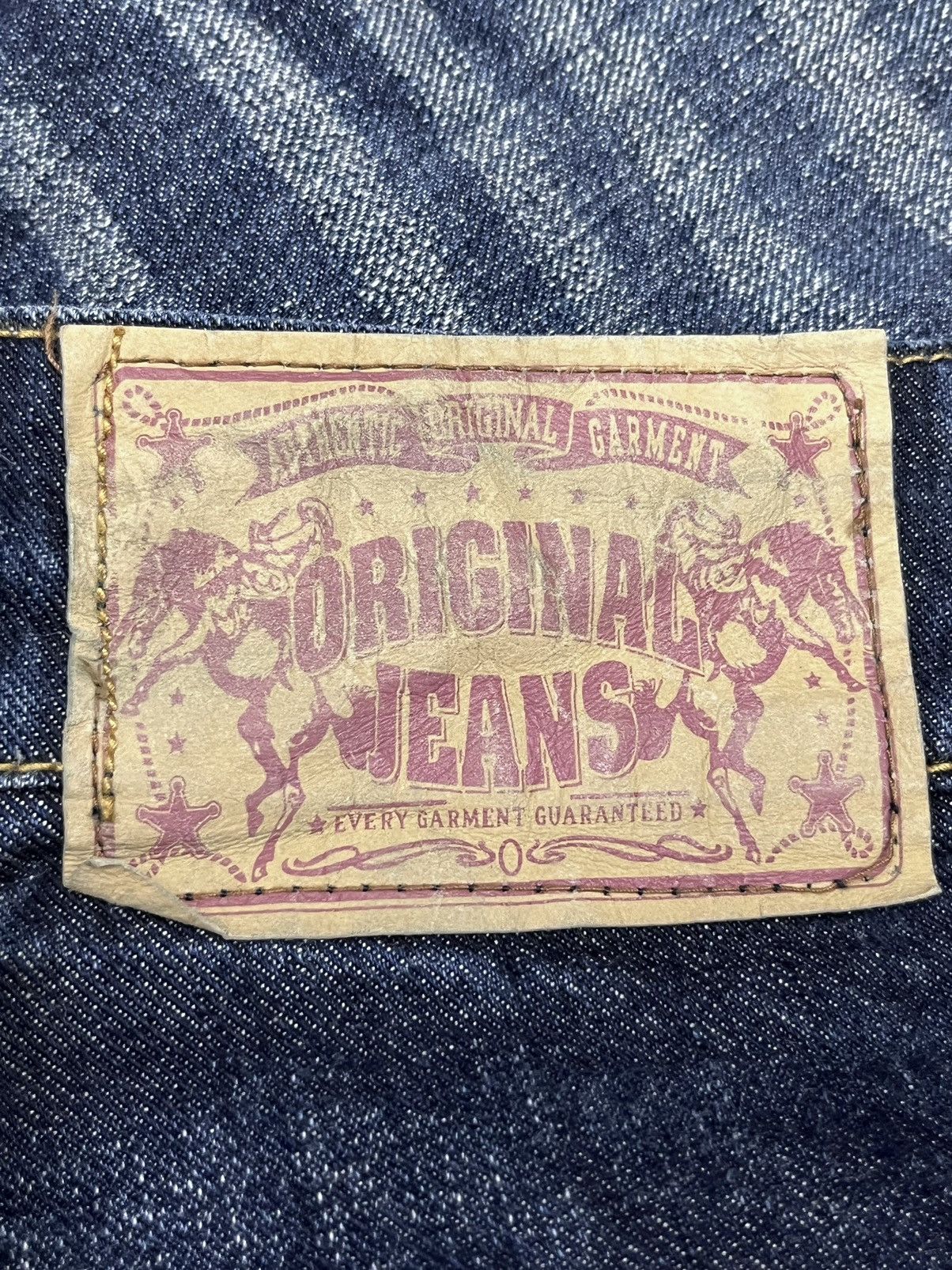 Skullcandy FLARE🔥 S&B Skull Embroidery Distressed Ripped Denim Pants Size US 31 - 15 Thumbnail