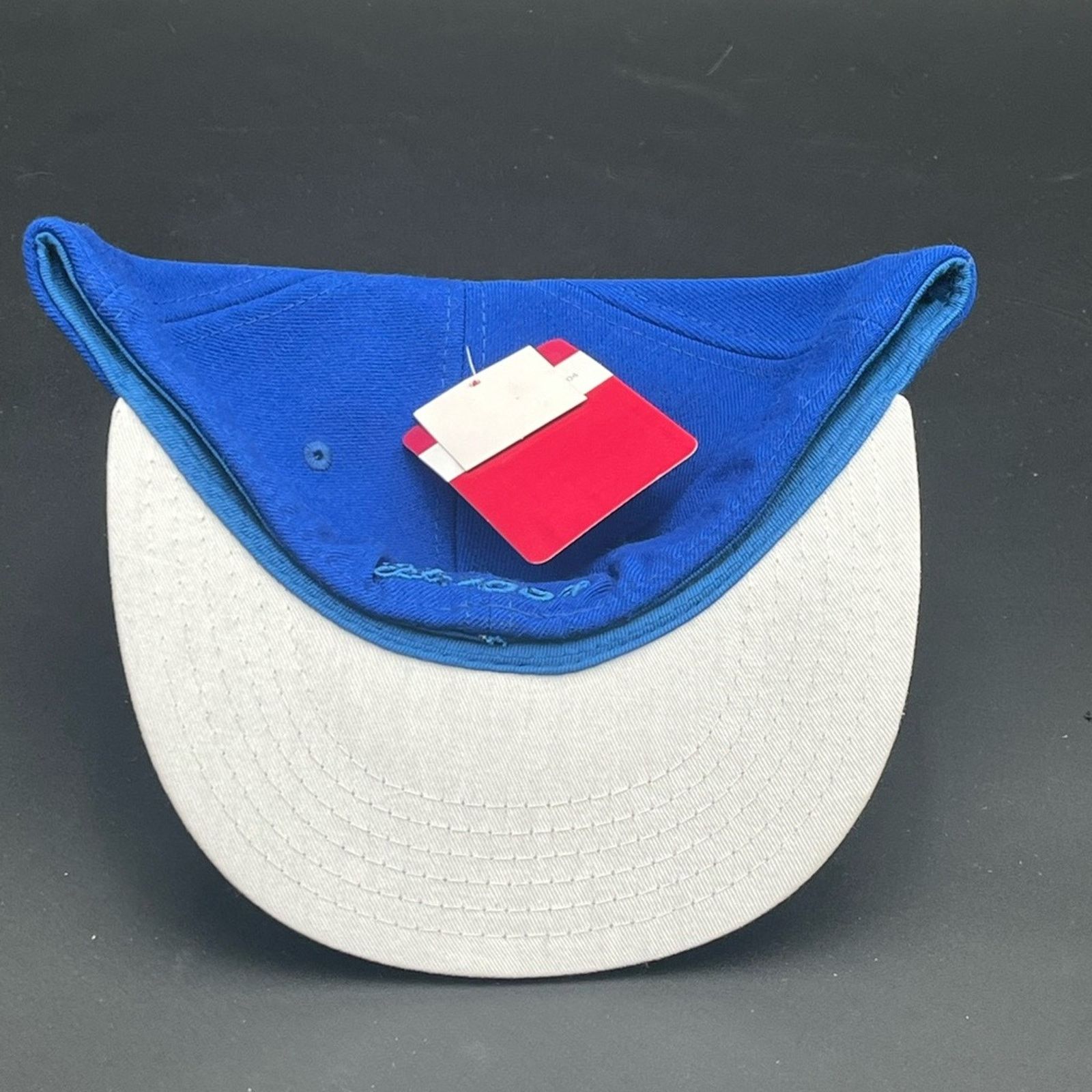 Mitchell & Ness Royal Blue Embroidered Mitchell & Ness Fitted Hat 7 5/8 Size ONE SIZE - 3 Thumbnail