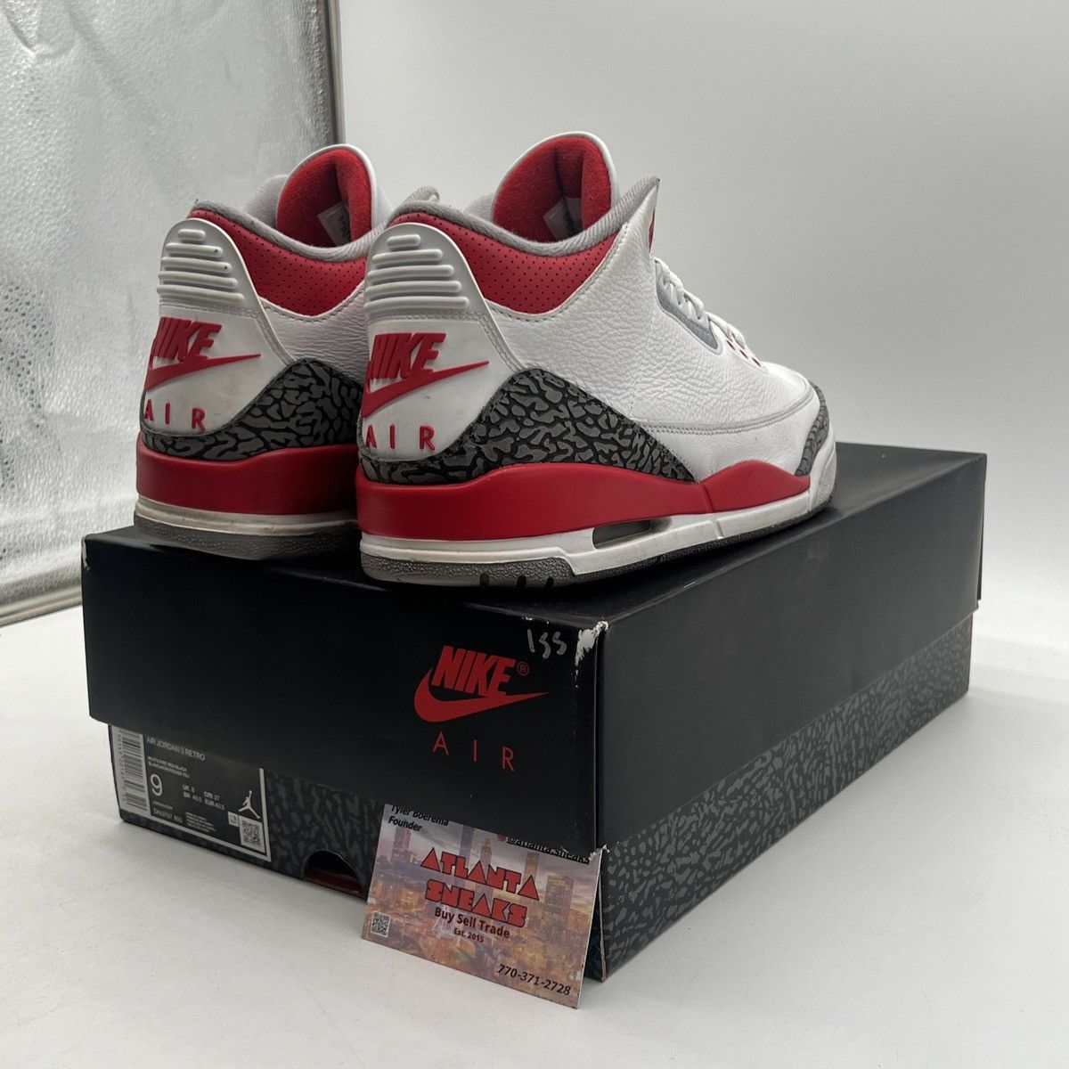 Jordan Brand Air Jordan 3 Fire Red Size US 9 / EU 42 - 5 Thumbnail