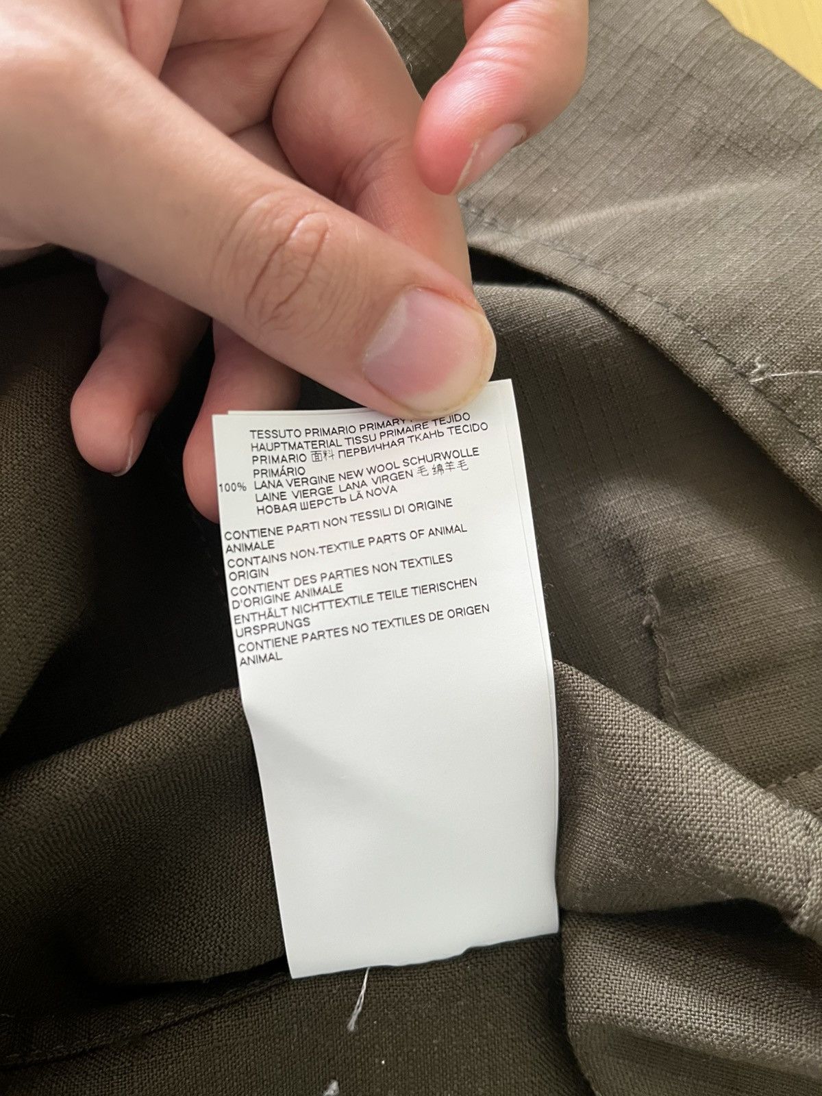 Marni Marni Olive Virgin Wool Ripstop Utility Shirt 48 Italy Size US S / EU 44-46 / 1 - 10 Thumbnail
