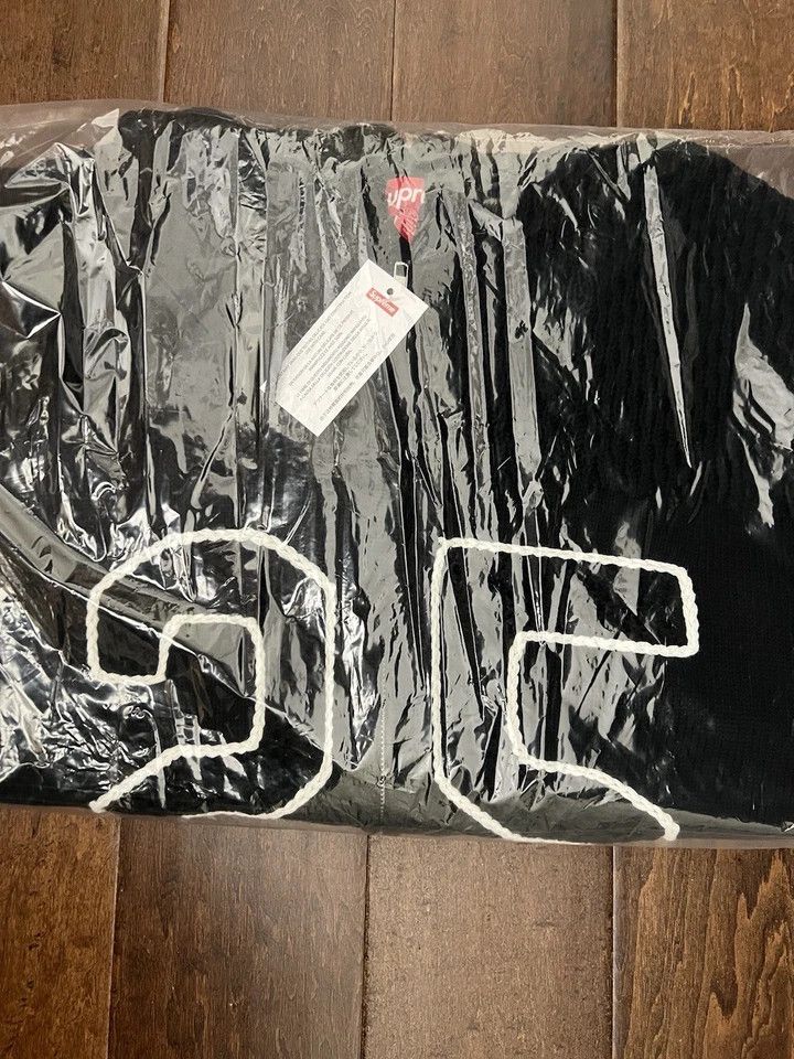 Supreme Supreme SS25 Sport Zip Up Hooded Knit Sweater Black XL New Size US XL / EU 56 / 4 - 6 Thumbnail