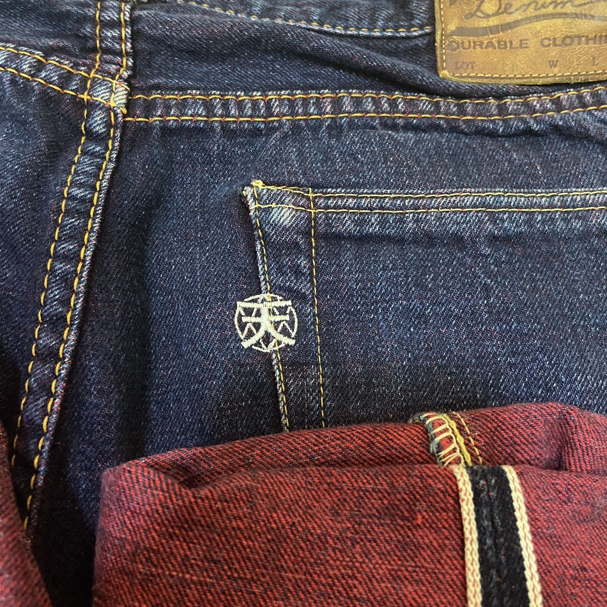 Japanese Brand Kurashiki Tenryo Denim Color Revolution Selvedge Denim Jeans Size US 33 - 21 Thumbnail