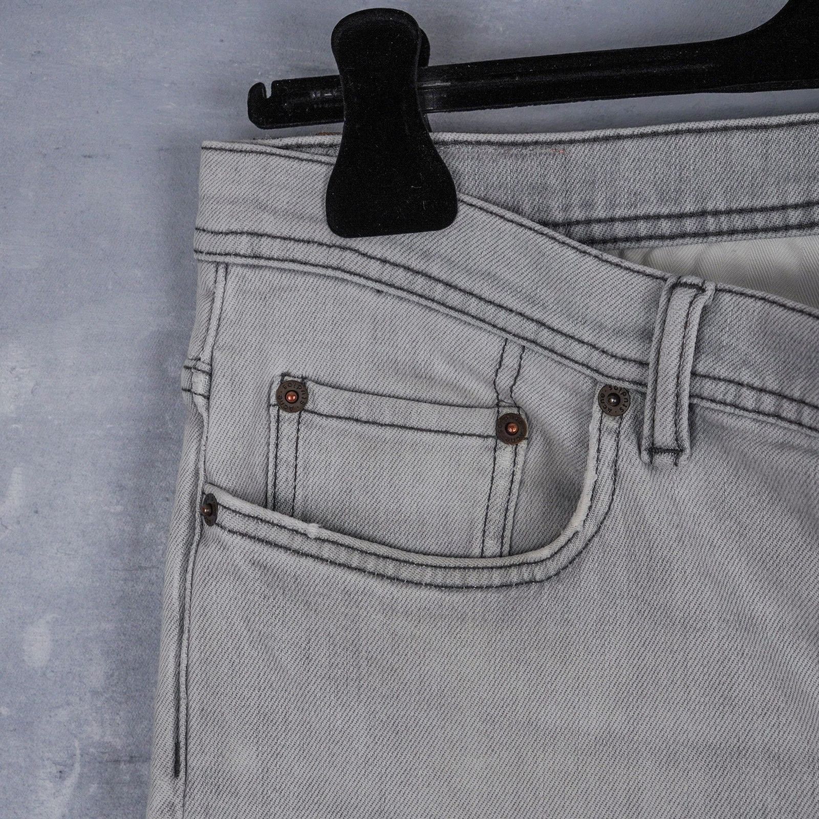 Acne Studios Acne studios river stone gray denim slim fit jeans pants Size US 32 / EU 48 - 6 Thumbnail