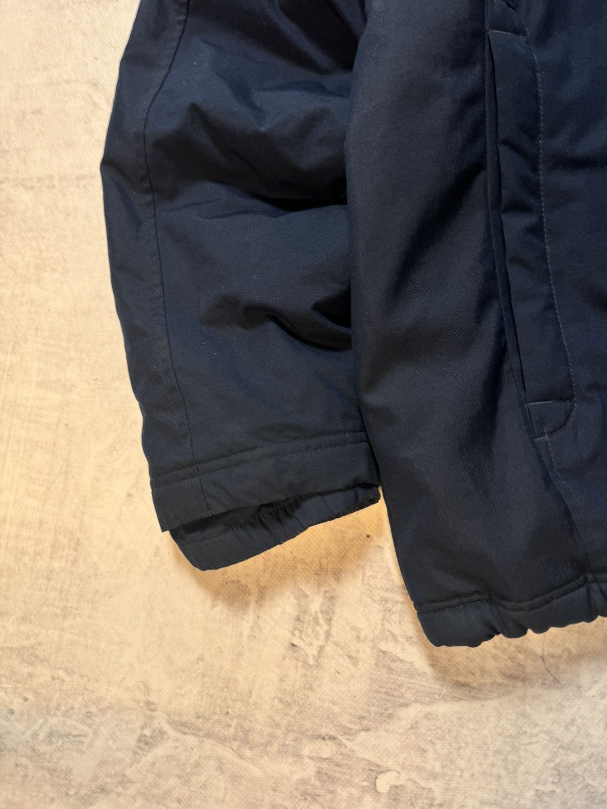 Nike × Vintage 00s Nike Vintage Drill Oversize Down Hooded Jacket Y2K Size US XL / EU 56 / 4 - 5 Thumbnail