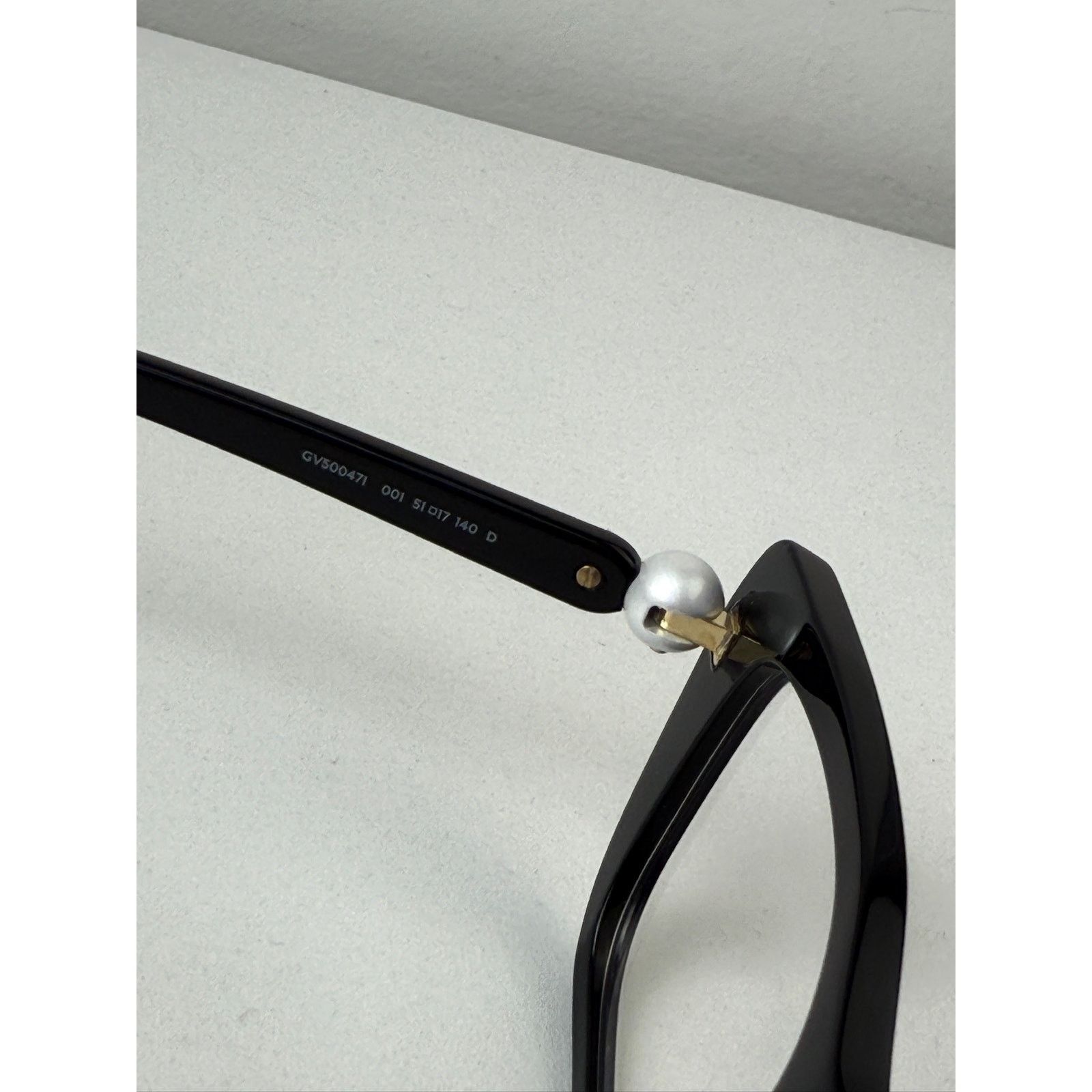 Givenchy NEW Givenchy GV50047I Cat Eye Pearl Black Crystal Frames Size ONE SIZE - 8 Thumbnail