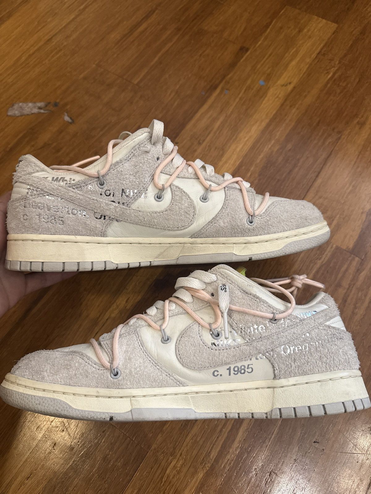Nike × Off-White Nike Off-White x Dunk Low Lot 12 of 50 Size US 12 / EU 45 - 7 Thumbnail