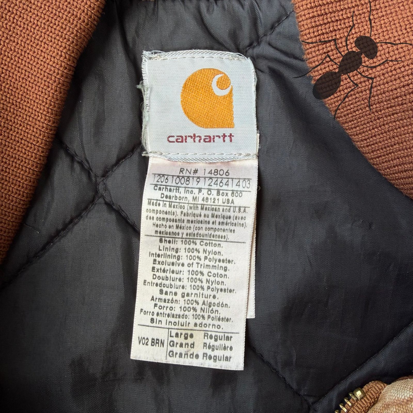 Carhartt × Vintage Carhartt V02 brown work wear vest Size US L / EU 52-54 / 3 - 3 Thumbnail
