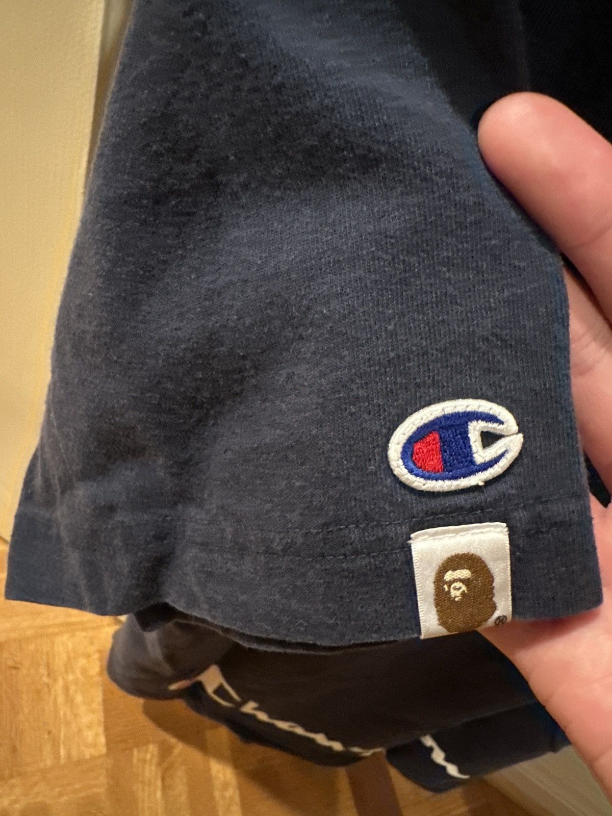 Bape × Champion Bape x Champion Tee Size US L / EU 52-54 / 3 - 3 Thumbnail