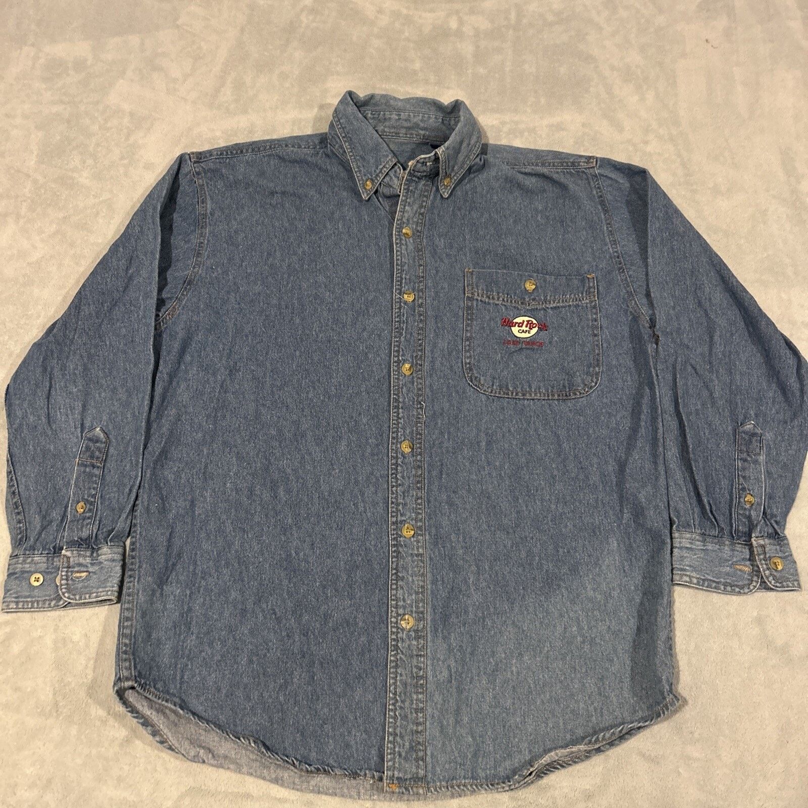 Hard Rock Cafe Hard Rock Cafe Lake Tahoe Button Up Shirt Large Guitar Music Size US L / EU 52-54 / 3 - 1 Thumbnail