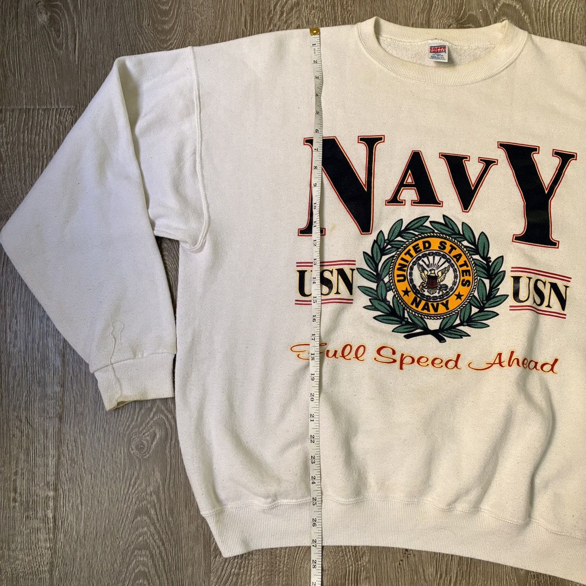 Soffe Vintage US Navy Soffe Crewneck Made in USA Oversized 27” PTP Size US XL / EU 56 / 4 - 2 Thumbnail