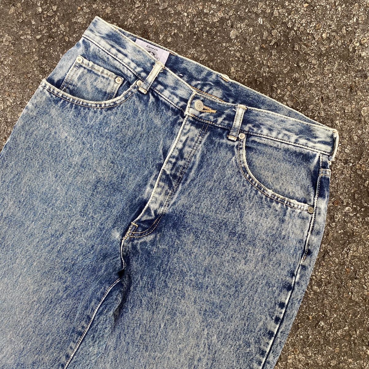 Japanese Brand Edwin Jeans Acid Wash Denim Size US 31 - 3 Thumbnail