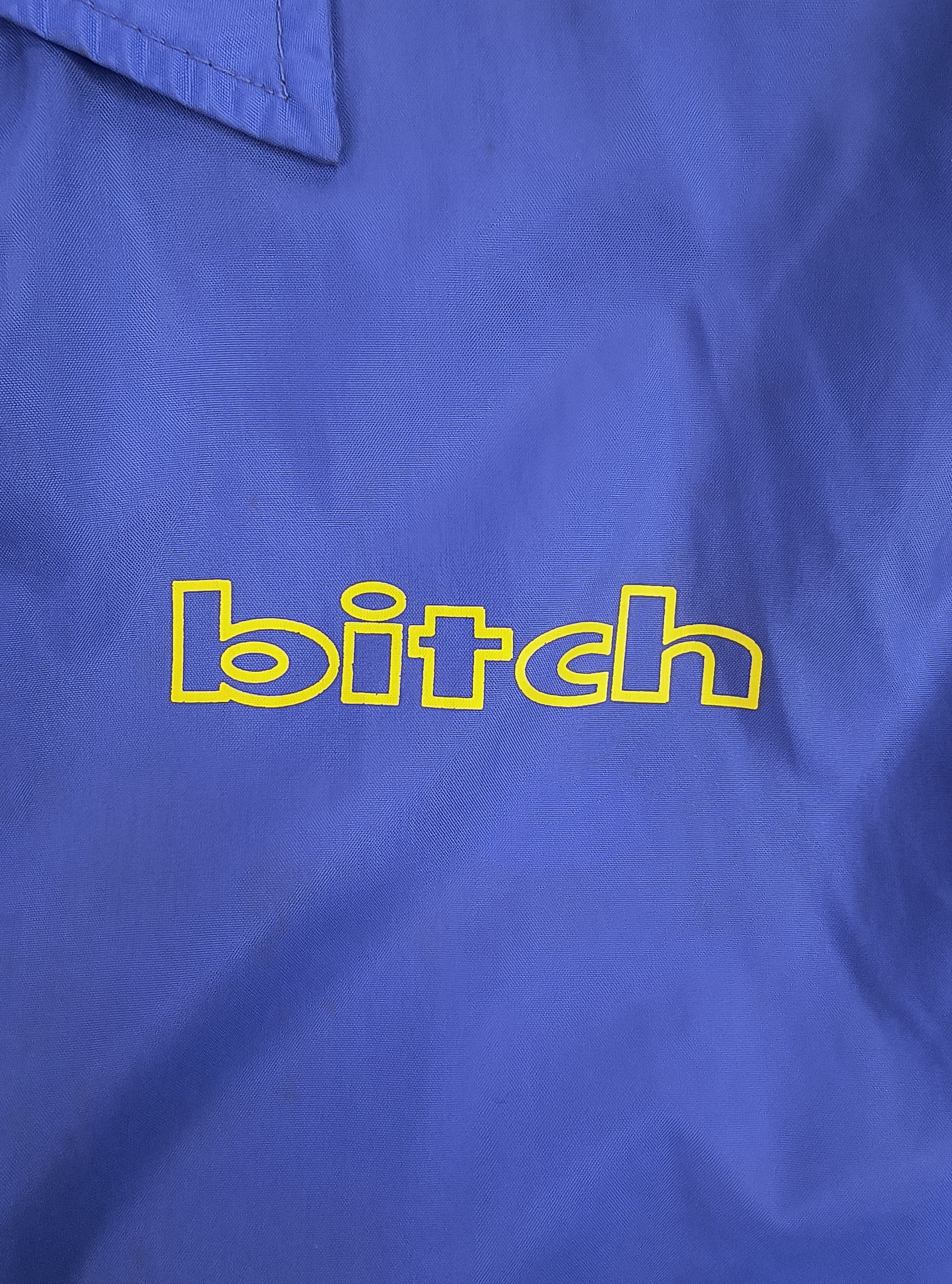 Vintage Vintage bitch skateboards 90s windbreaker jacket Size US L / EU 52-54 / 3 - 4 Thumbnail
