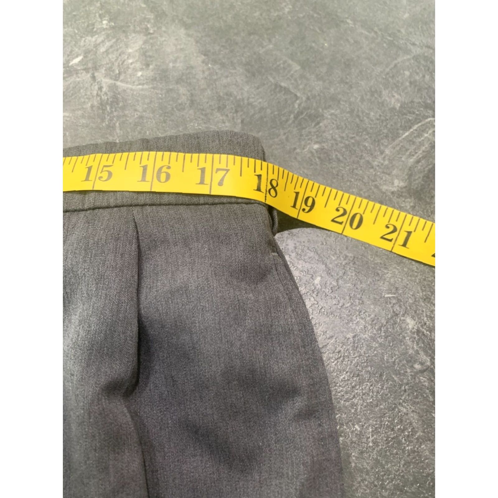 Savane SAVANE Men's Dress Pants 36x30 Gray Flat Front Regular Fit Solid Pockets Size US 36 / EU 52 - 3 Thumbnail