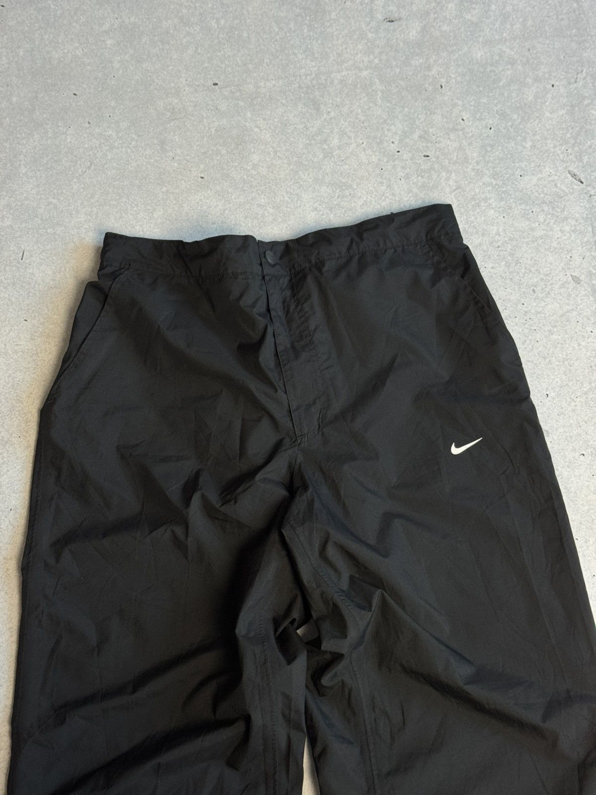 Nike Nike Swoosh Nylon Drill Track Pants Y2K If Six Was Nine Size US 34 / EU 50 - 2 Thumbnail
