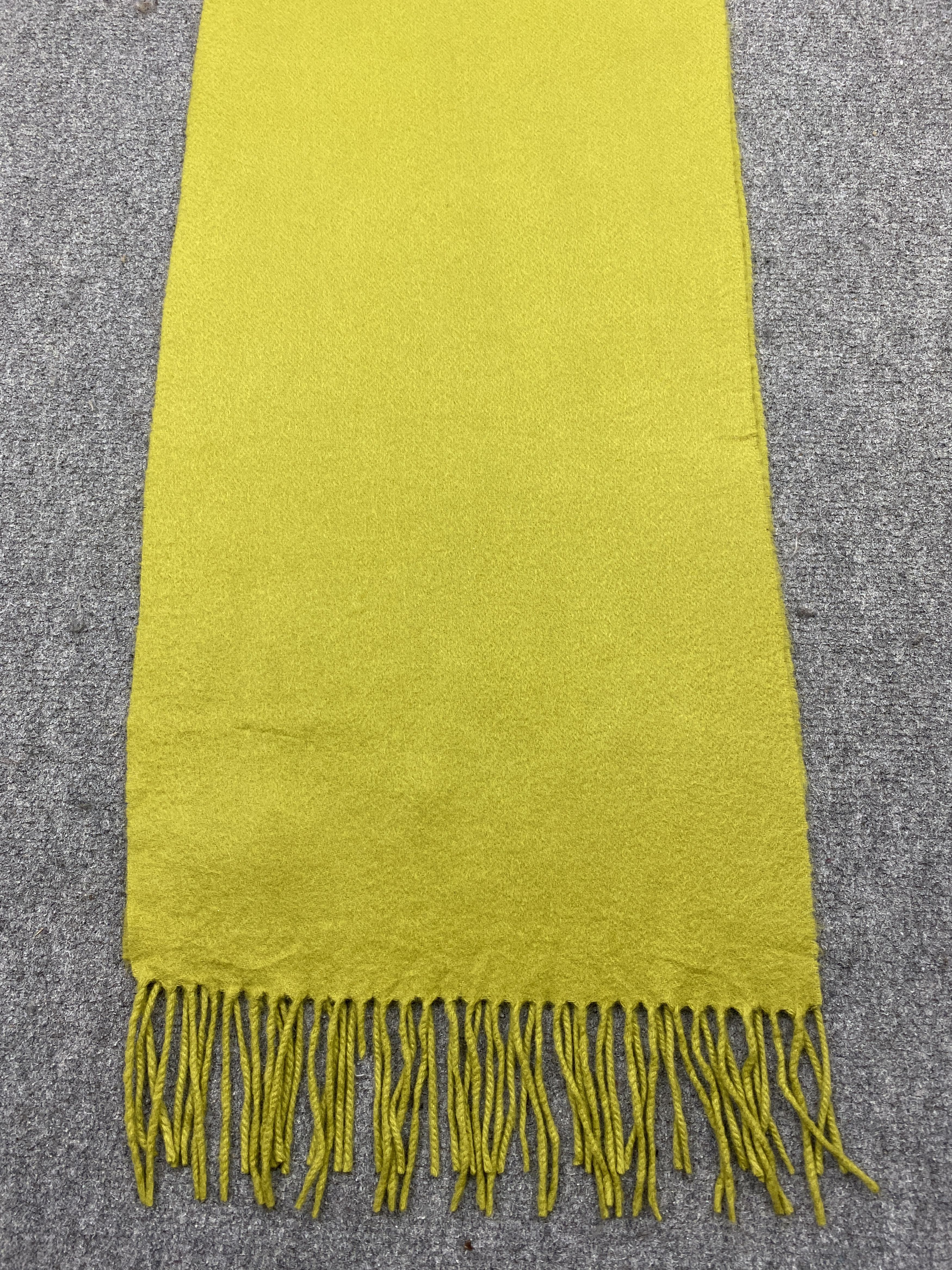 Lanvin Lanvin Collection Cashmere Scarf Muffler SC0193 Size ONE SIZE - 3 Thumbnail
