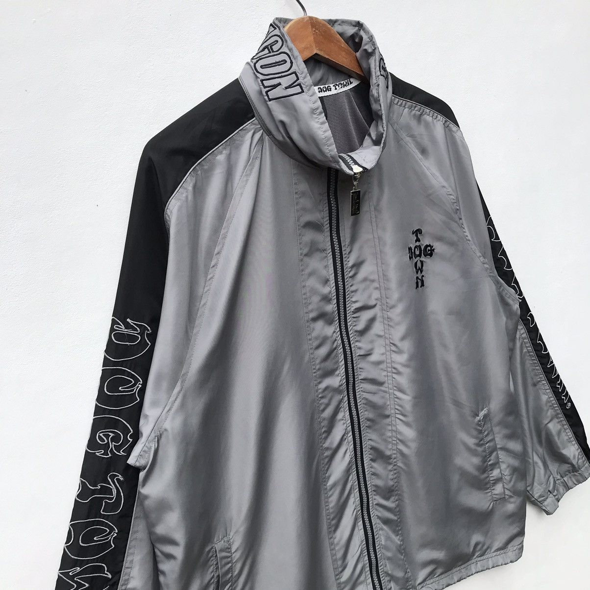 Vintage Dog Town Black Dragon Skatebord Jacket