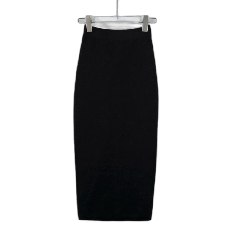 Fendi Fendi Black Reverse Print Bodycon Skirt Size US 36 / EU 52 - 1 Thumbnail
