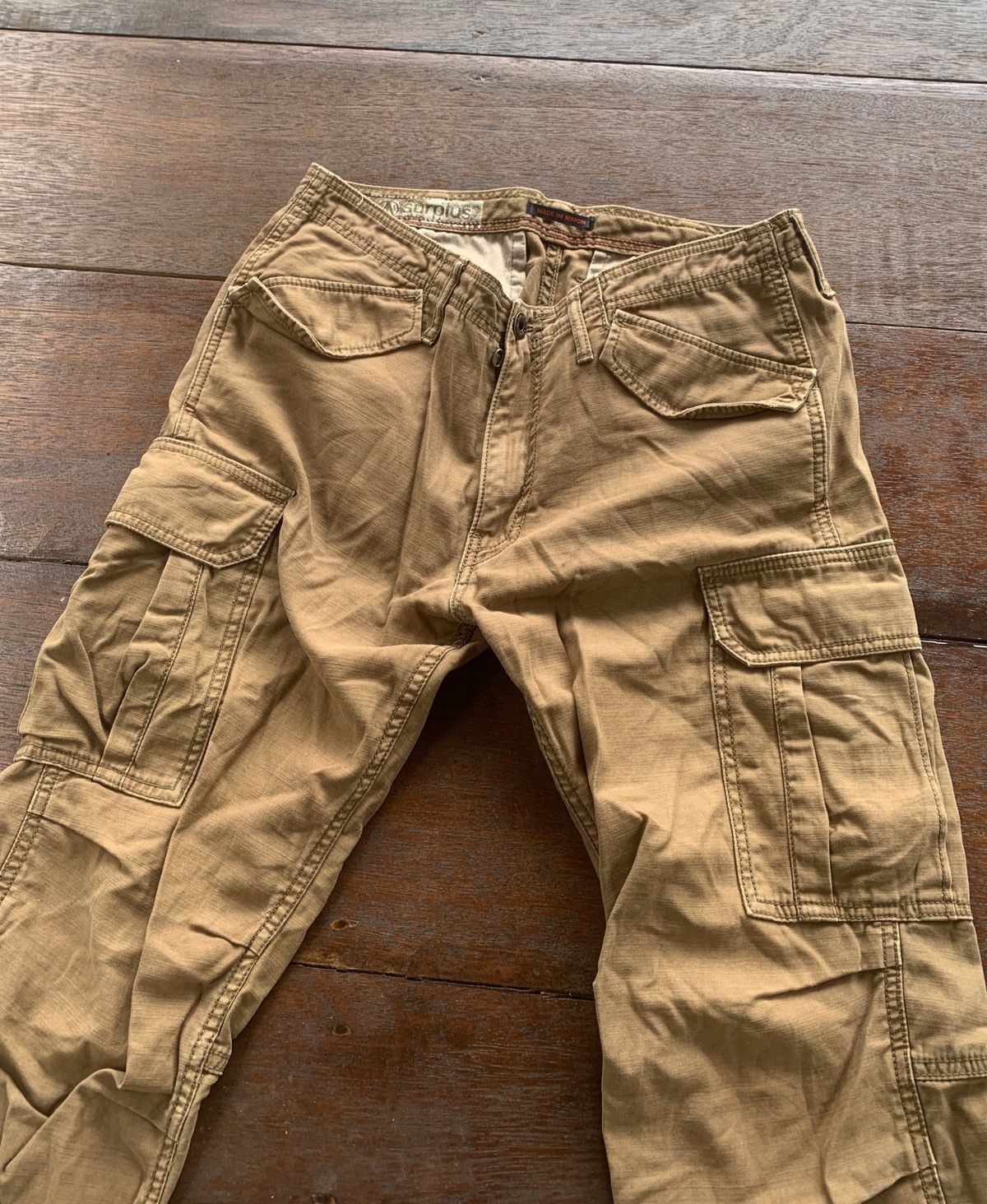 Japanese Brand Surplus Japan multi pocket cargo pant Size US 32 / EU 48 - 3 Thumbnail