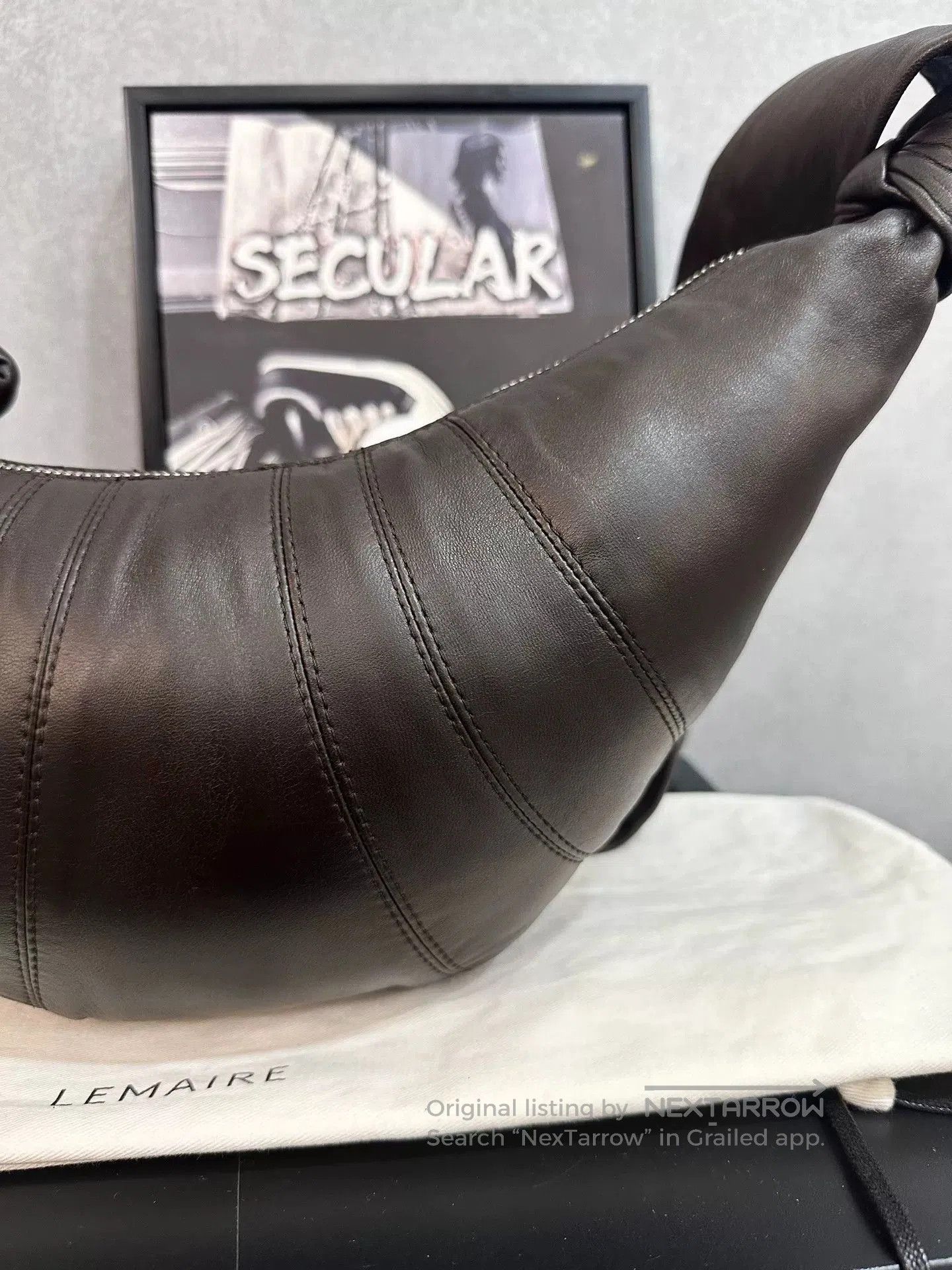 Lemaire Lemaire Small Croissant Bag. Size ONE SIZE - 5 Thumbnail