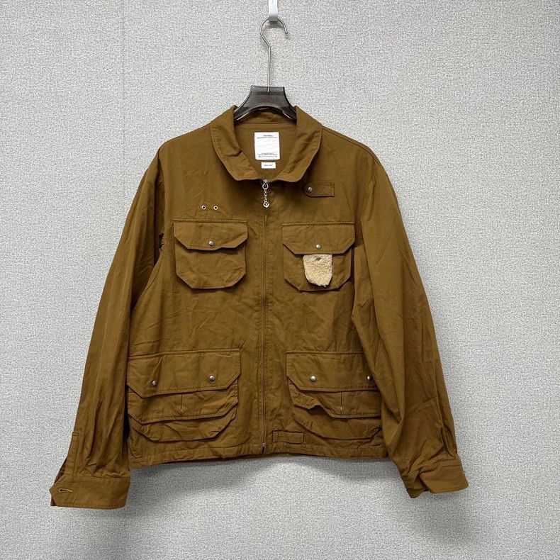 visvim khaki casual work jacket-dmc