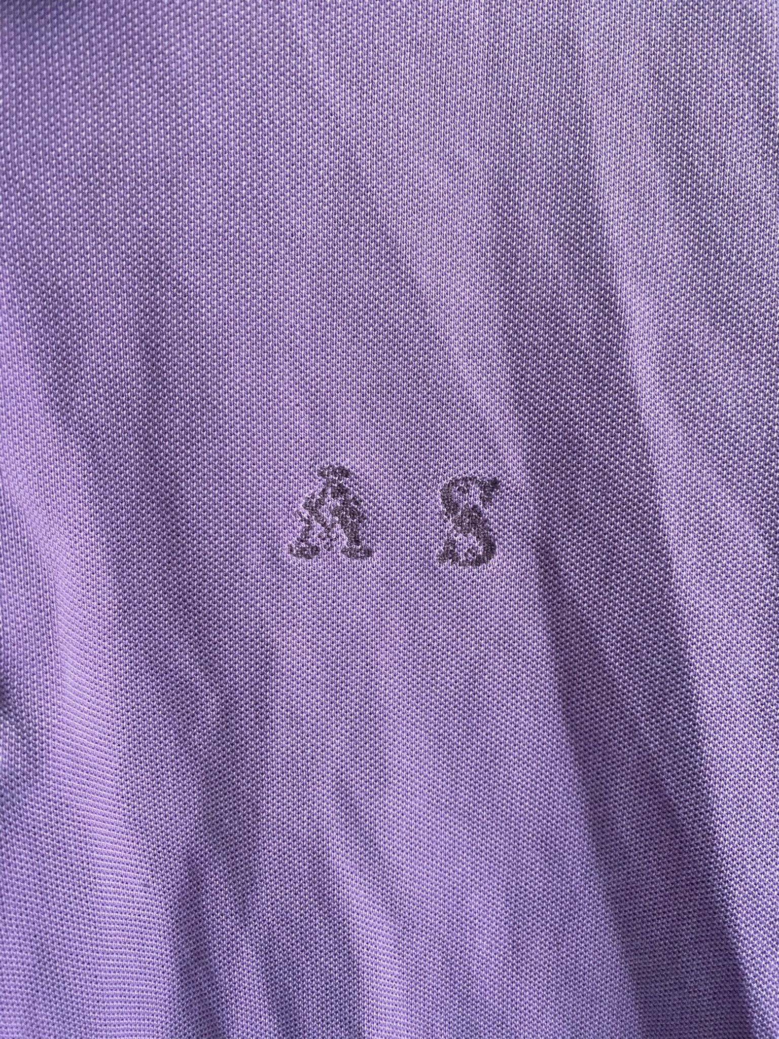 Acne Studios $300 - Cotton Polo Shirt - Washed Lilac Size US S / EU 44-46 / 1 - 7 Thumbnail