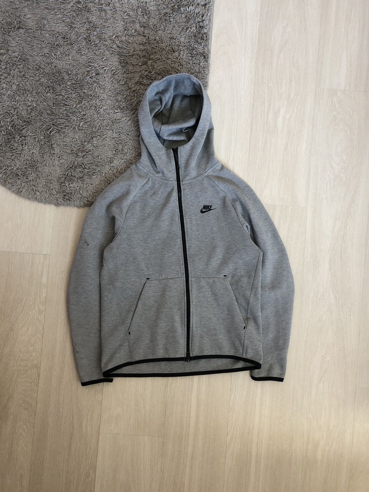 Nike Nike Tech Fleece Drill Hype Grey Zip Hoodie Size US S / EU 44-46 / 1 - 1 Thumbnail
