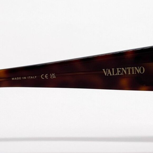 Valentino NEW VALENTINO SUNGLASSES VLS-179B HAVANA/GREEN GEOMETRIC WOM Size ONE SIZE - 8 Thumbnail