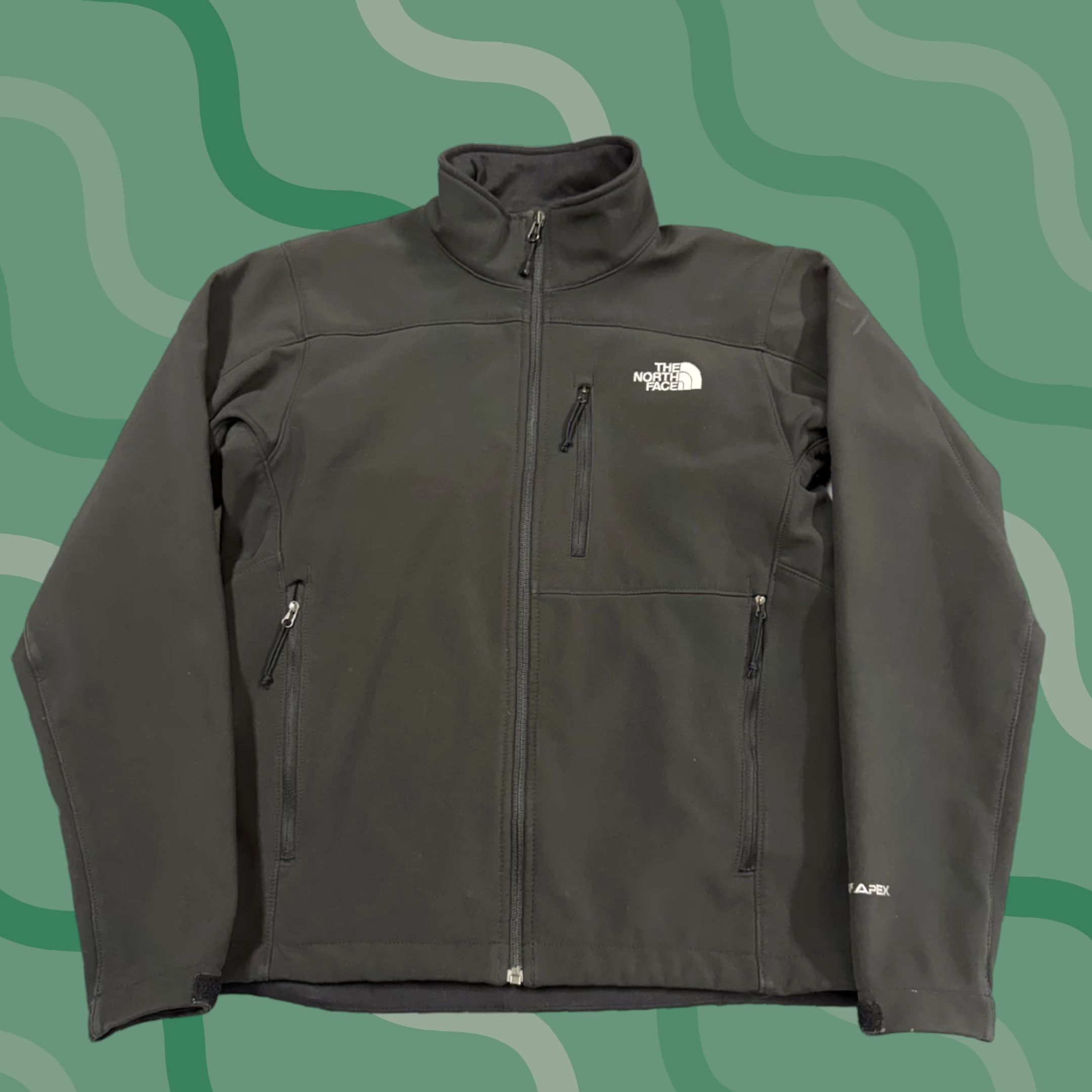 The North Face The North Face Apex Jacket Mens Small Black Softshell Full Zip Fleece Outdoors Size US S / EU 44-46 / 1 - 1 Thumbnail