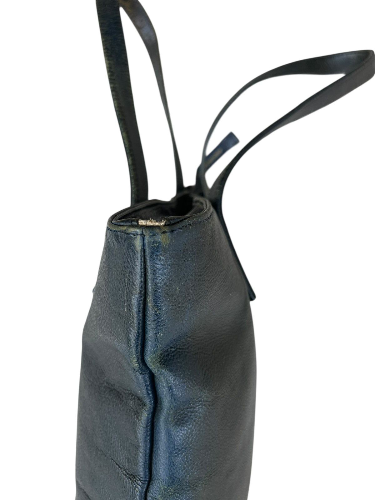 Bajra L.E.D. Bites Tokyo Distressed Faded Patina Leather Tote Bag Size ONE SIZE - 13 Thumbnail