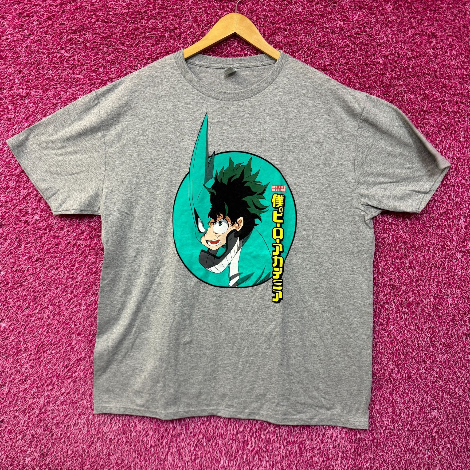 Anime My Hero Academia Deku Izuku Midoriya Anime T-shirt Size 2XL Size US XXL / EU 58 / 5 - 1 Thumbnail