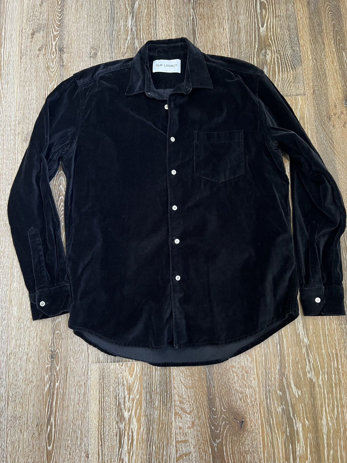 Our Legacy Our legacy velour button up shirt Size US M / EU 48-50 / 2 - 1 Thumbnail