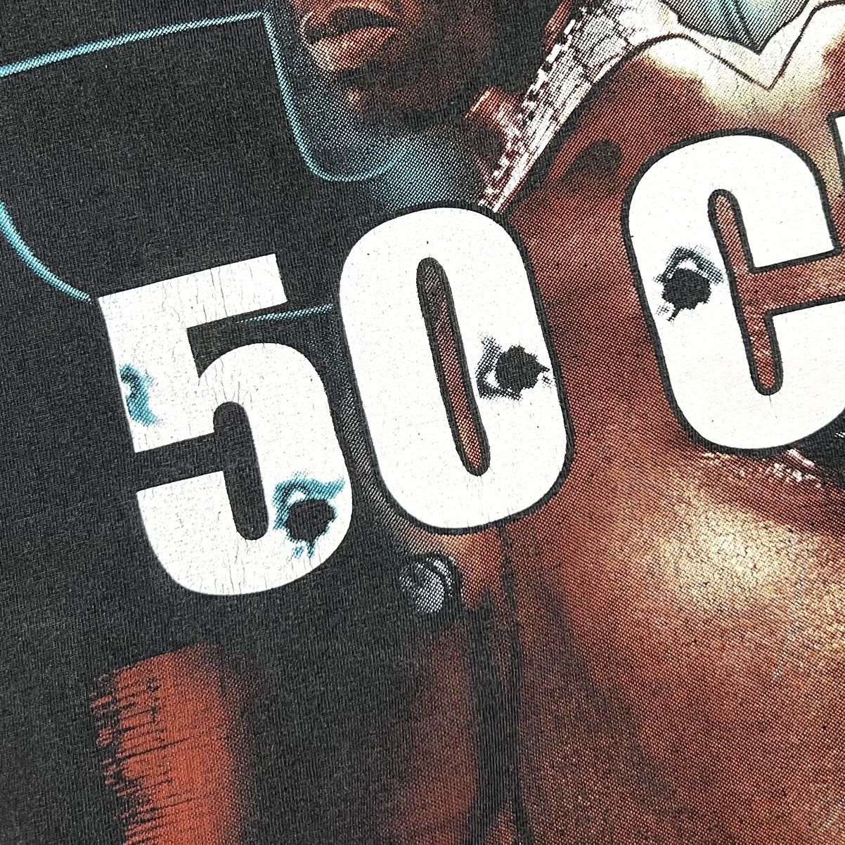 50 Cent × Rap Tees × Vintage Vintage 50 Cent Reverse logo Rap Hip Hop T Shirt Size S/M Size US M / EU 48-50 / 2 - 18 Thumbnail