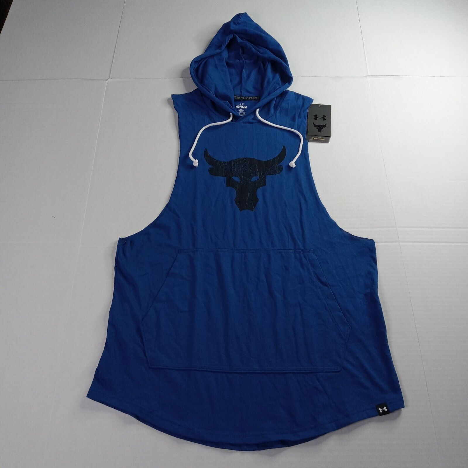 Under Armour Under Armour Project Rock BSR Bull Hoodie Men's M Blue BSR Size US M / EU 48-50 / 2 - 1 Thumbnail