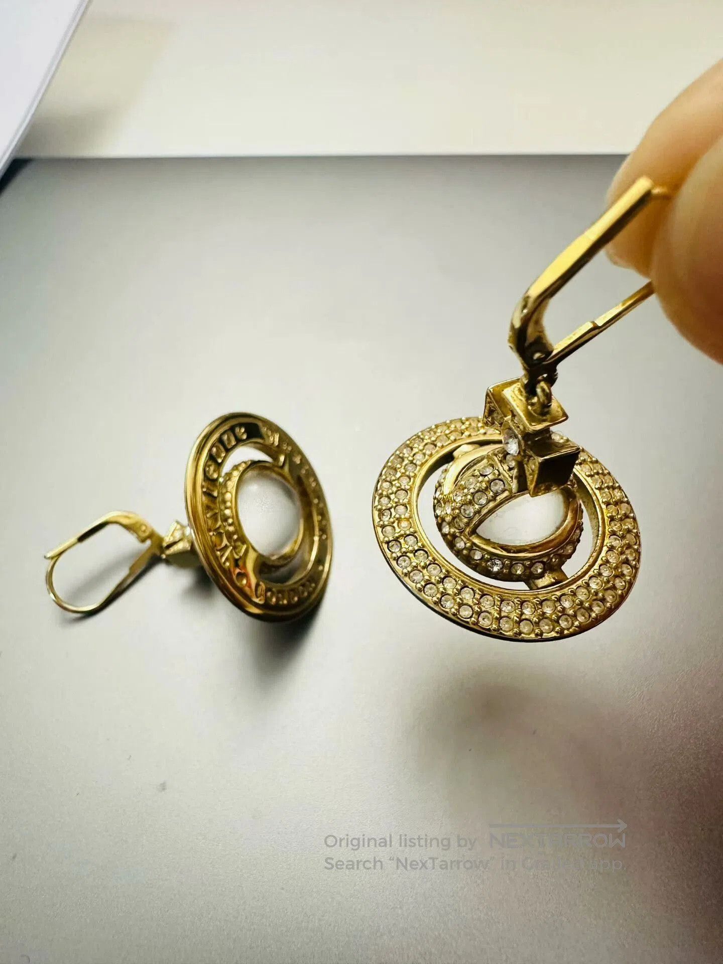 Vivienne Westwood vivienne westwood gold saturn orb earrings. Size ONE SIZE - 5 Thumbnail