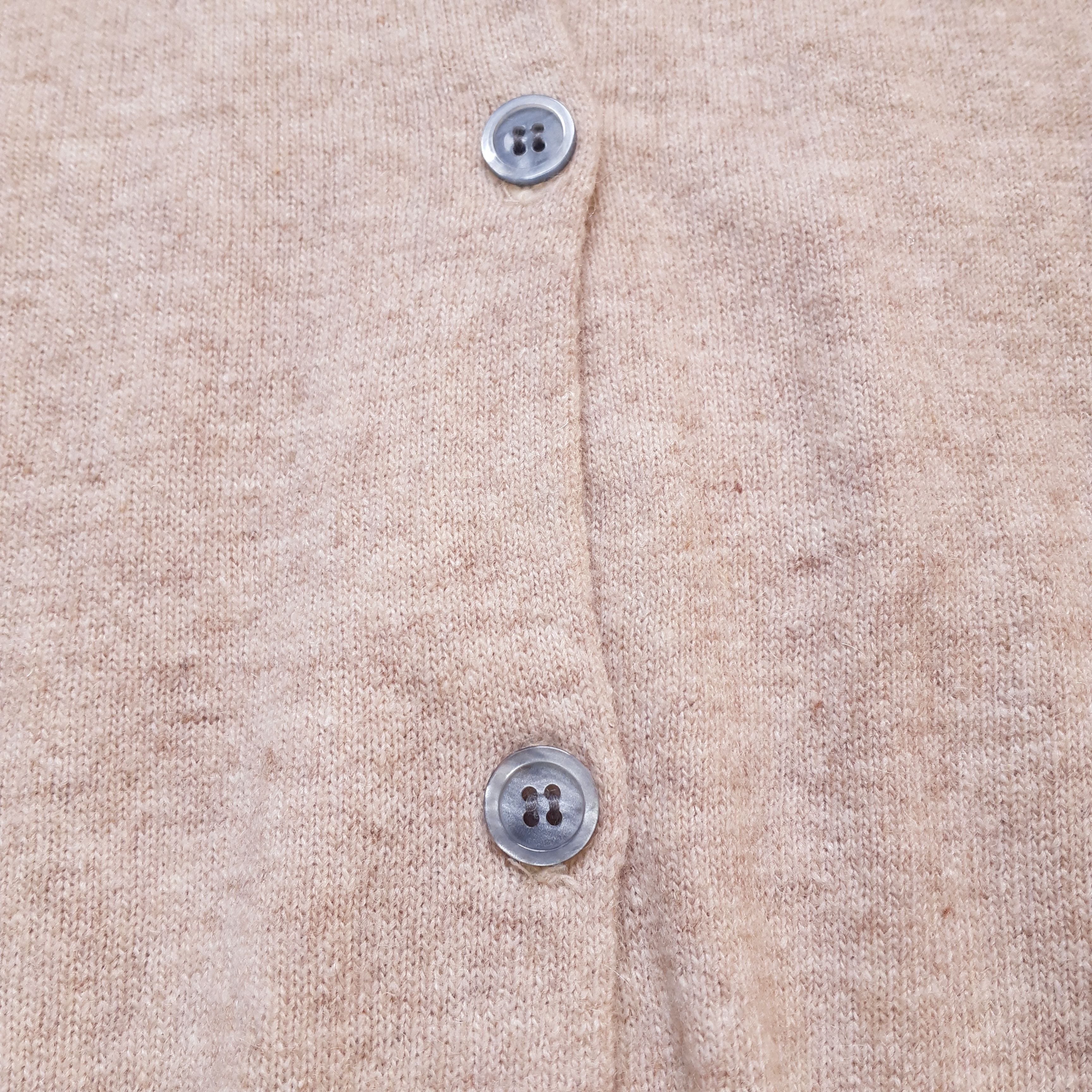 Comme Des Garcons Play Cardigan 2011 Wool Beige