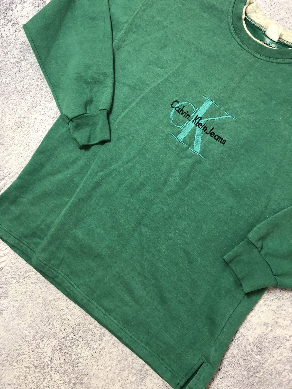 Calvin Klein × Vintage Vintage men’s sweater Calvin Kline big logo sport usa Size US XL / EU 56 / 4 - 4 Thumbnail