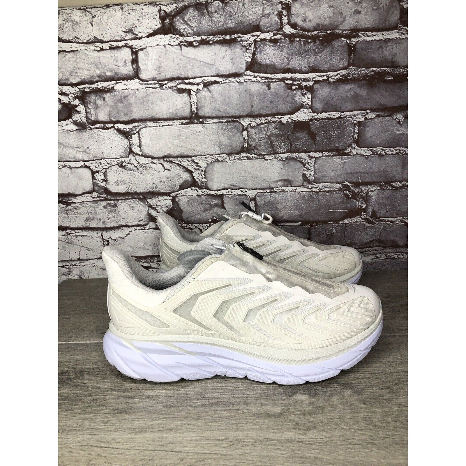 Hoka HOKA Project Clifton Blanc de Blanc Lunar Rock White Mesh Ce Size US 9 / IT 39 - 15 Thumbnail