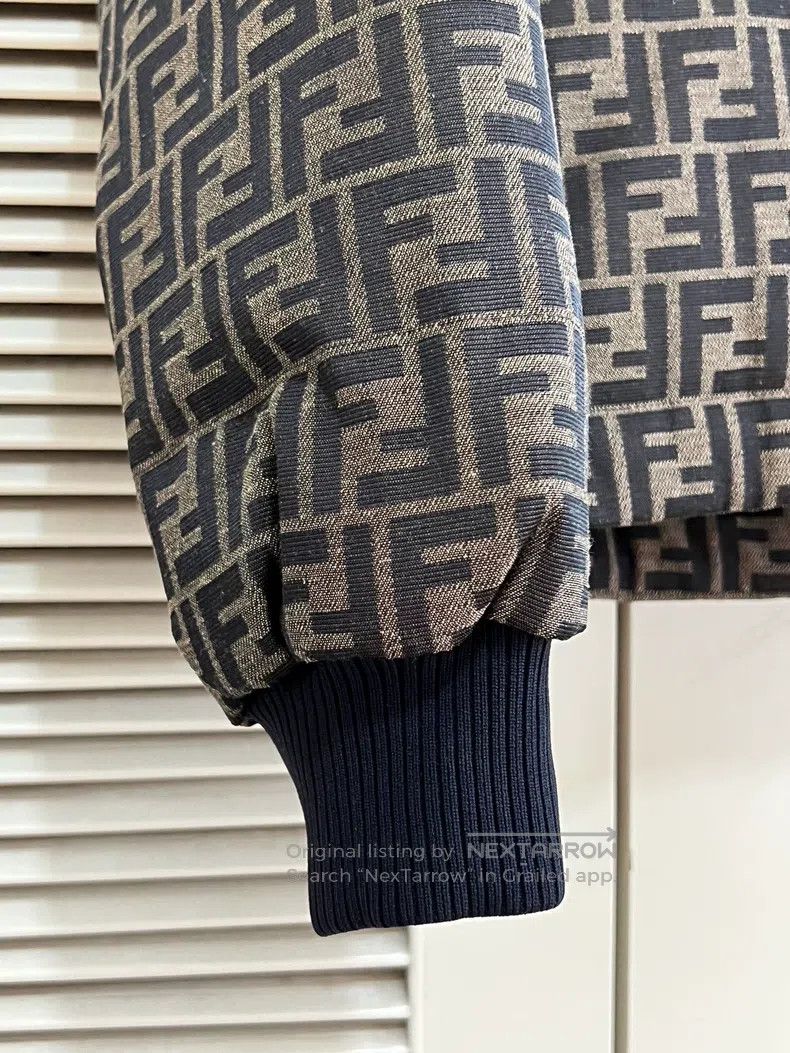 Fendi Fendi Black and Yellow Color FF Full Print Knit Sweater Size XXS / US 00 / IT 34 - 6 Thumbnail