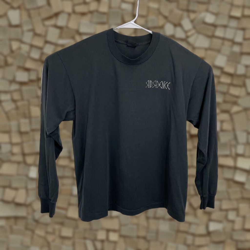 Vintage VINTAGE Subsidence Band Shirt XL Long Sleeve Thrash Death Metal Detroit Black Screen Stars Graphic Tee Men 1990s Punk Size US XL / EU 56 / 4 - 1 Thumbnail