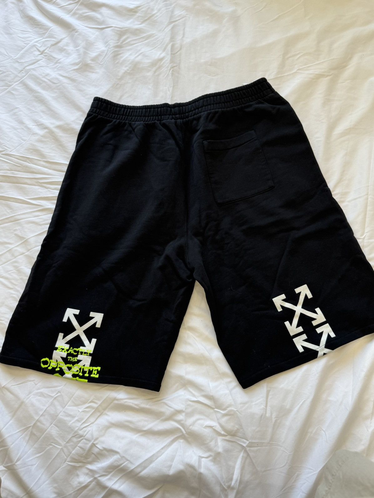 Off-White OFF-WHITE black shorts size xxl Size US 38 / EU 54 - 2 Thumbnail