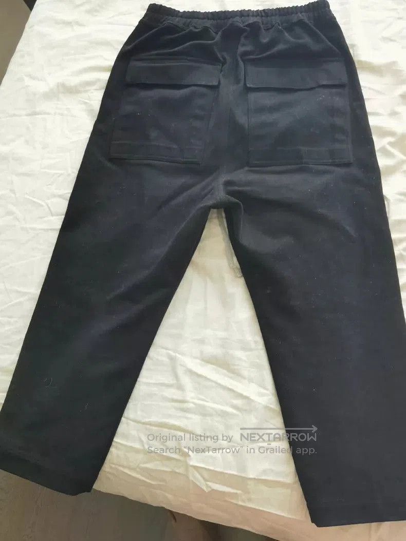 Rick Owens Rick Owens Black Drawstring Cargo Pants. Size US 38 / EU 54 - 2 Thumbnail