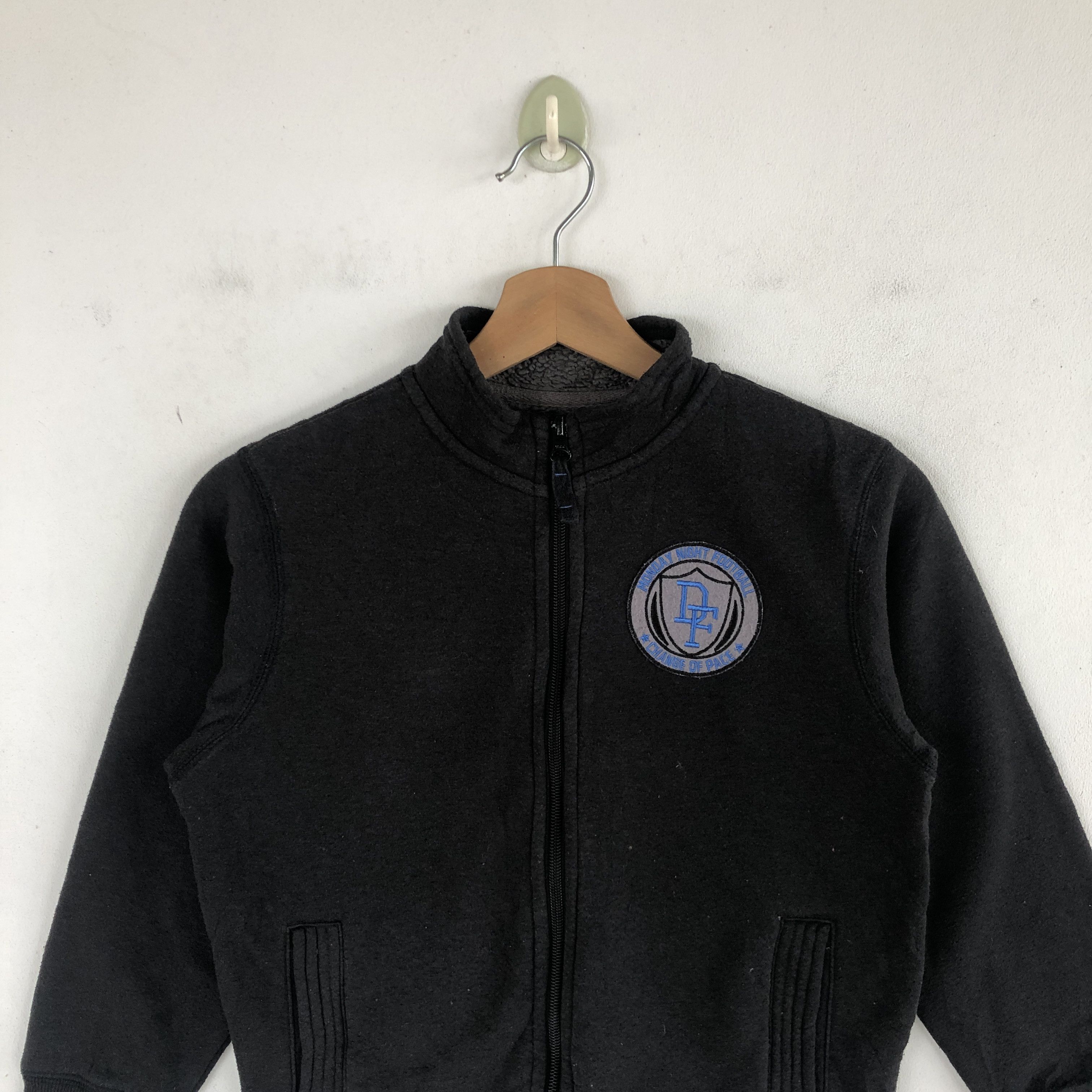 Japanese Brand × Vintage Vintage Change of Pace Varsity Zipper Sweater Sweatshirt Size XS / US 0-2 / IT 36-38 - 3 Thumbnail