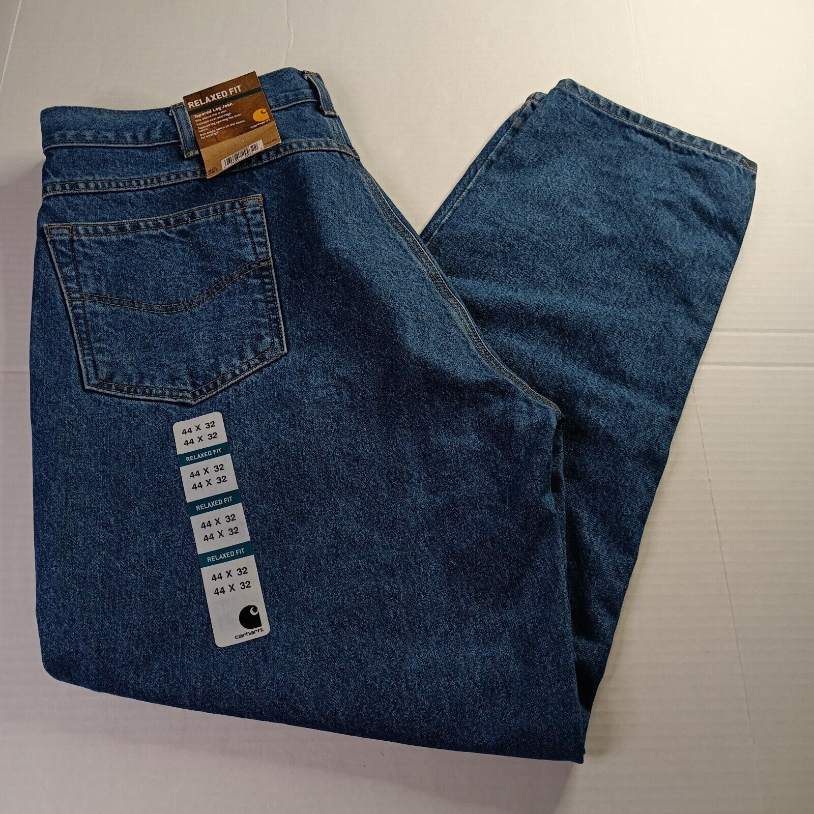 Carhartt Carhartt Jeans Men's Size 44x32 Blue Tapered Leg Relaxed Fit Size US 44 / EU 60 - 1 Thumbnail
