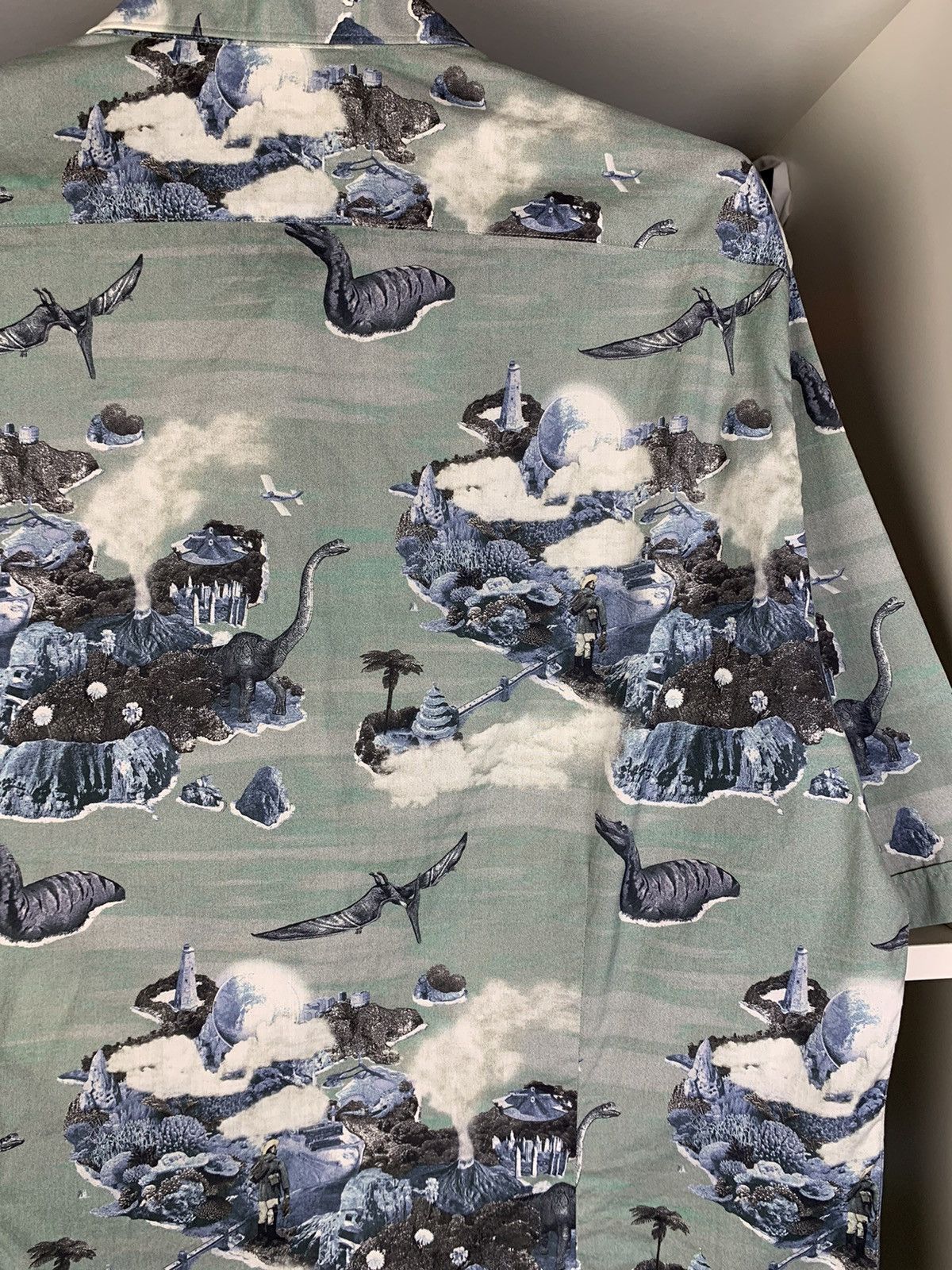 Lanvin Lanvin Hawaiian Dino Vacation Short Sleeve Button Up Shirt Size US M / EU 48-50 / 2 - 21 Thumbnail