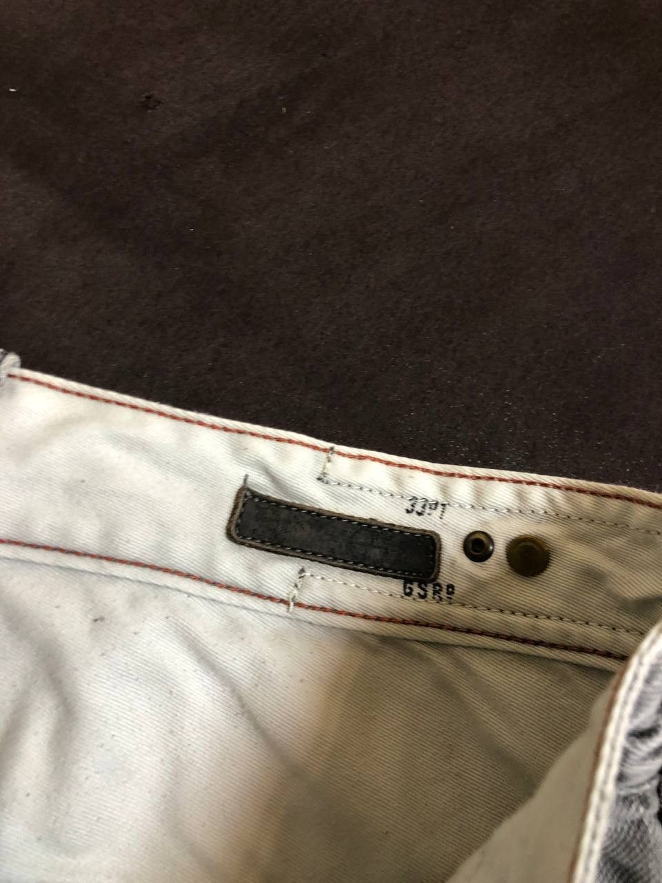 G-Star G-STAR RAW Denim Wash Gray Straight Jeans Size US 32 / EU 48 - 2 Thumbnail